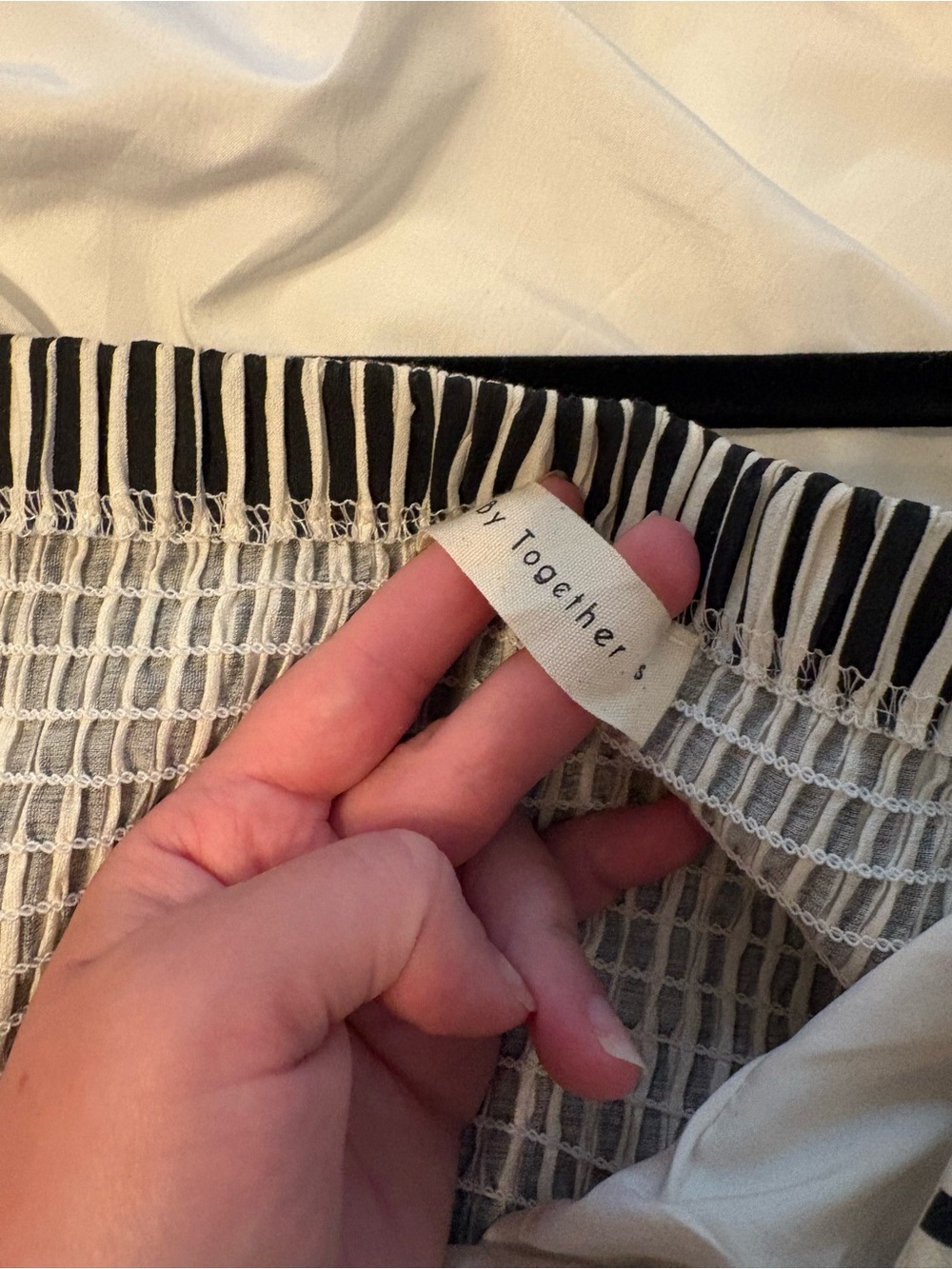 By Together Black and white stripe maxi dress - Picture 3 of 3